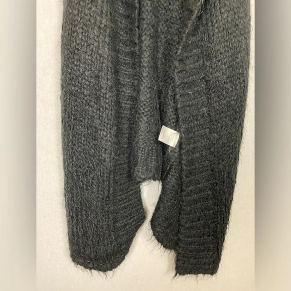 JC Collection Mohair waterfall knit duster sweater vest Sz M - Picture 8 of 15